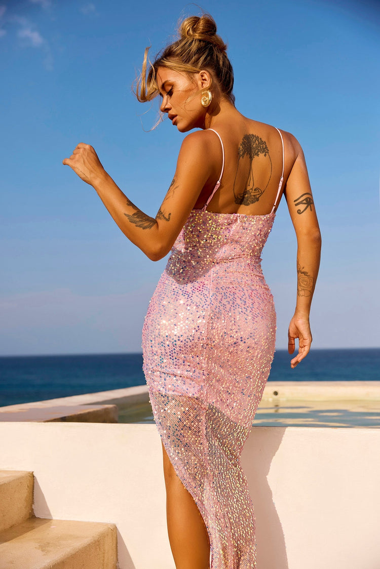 how to make a midi dress Make This Mine Midi Dress Pink