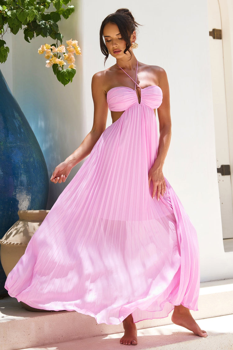 Martini Maxi Dress - Pink for women