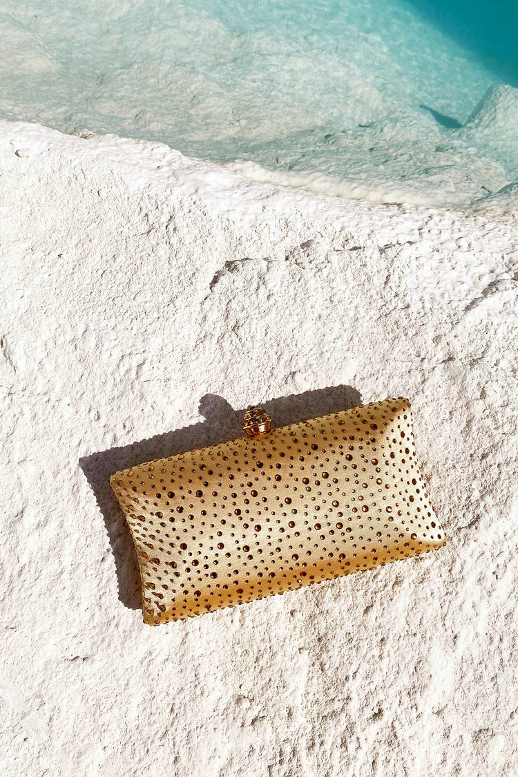 Mermaid Waters Clutch Bag - Gold for women