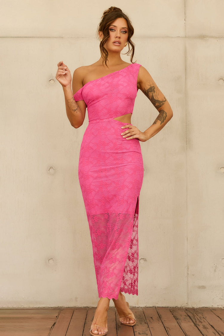 Moon Child Maxi Dress - Fuchsia for women