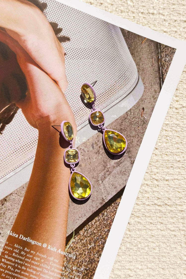 Moon Glow Earrings - Multi for women