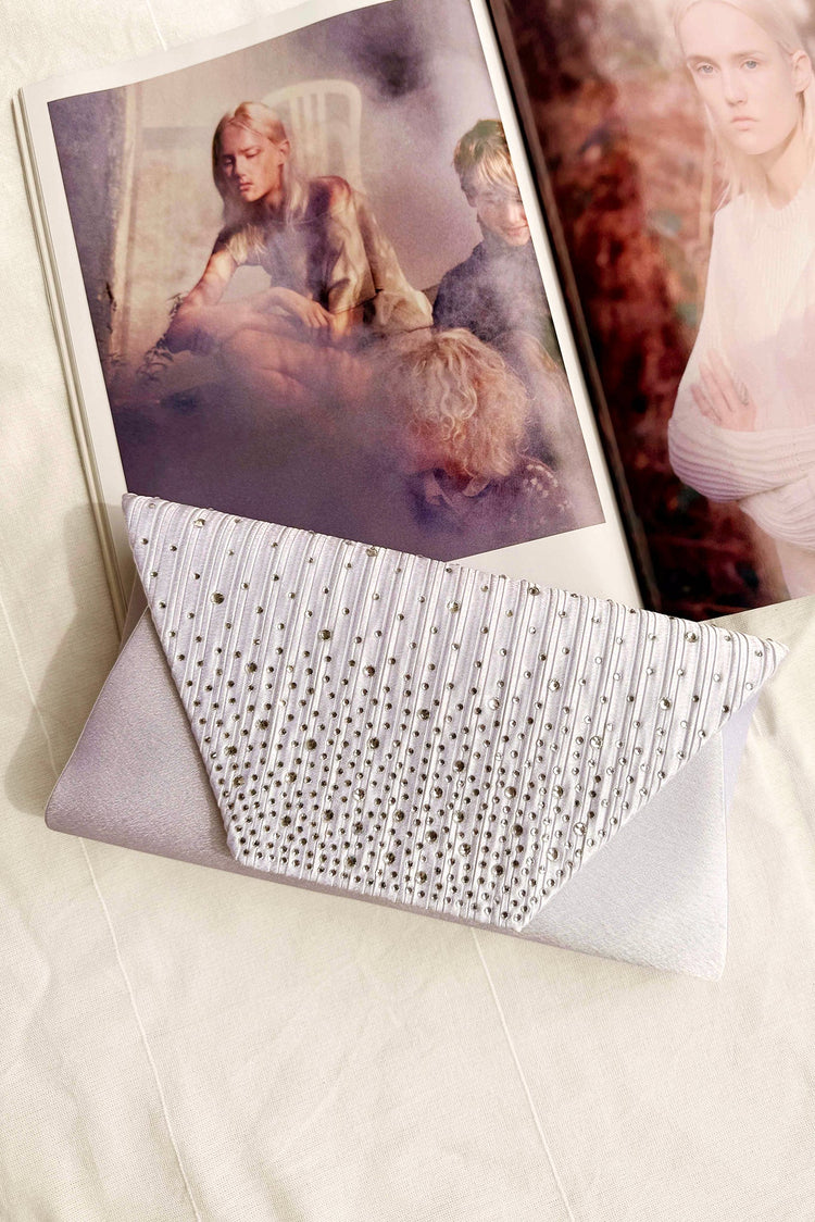 Moonlight Sonata Clutch Bag - Sliver for women