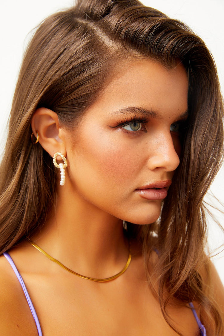 More Glam Earrings - White Gold for women