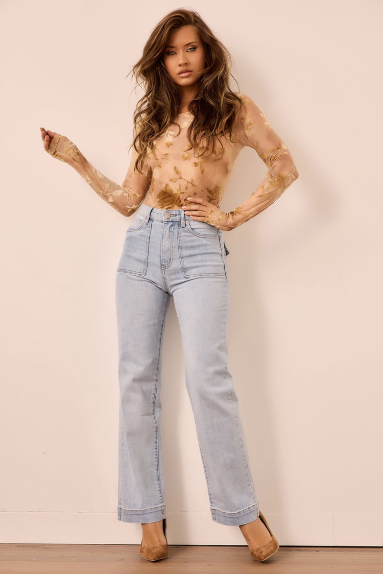 Musewave Denim Jeans - Washed Blue for women