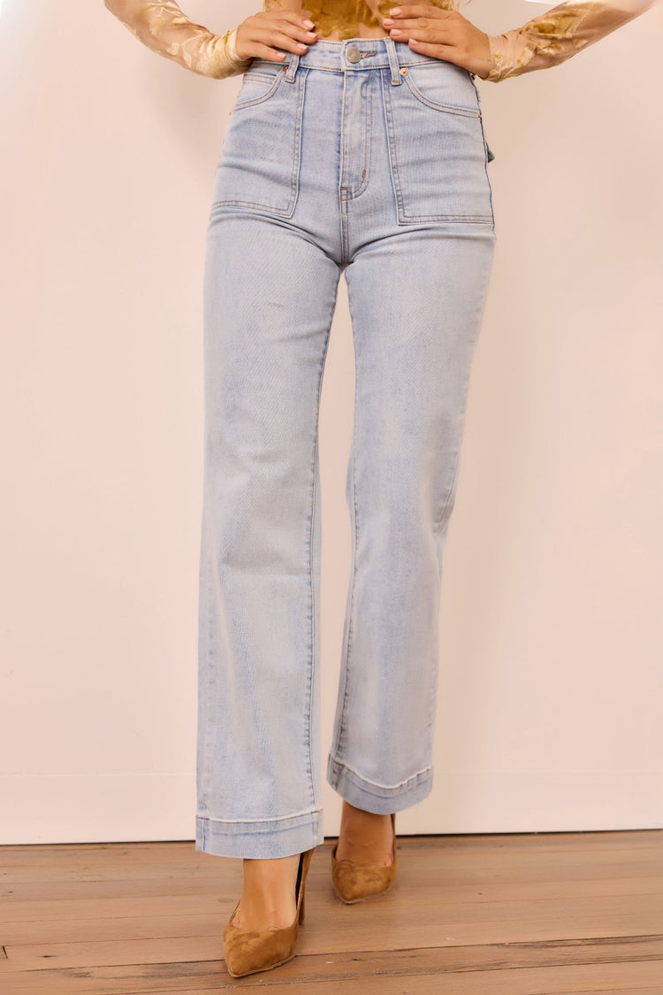 Musewave Denim Jeans - Washed Blue for women