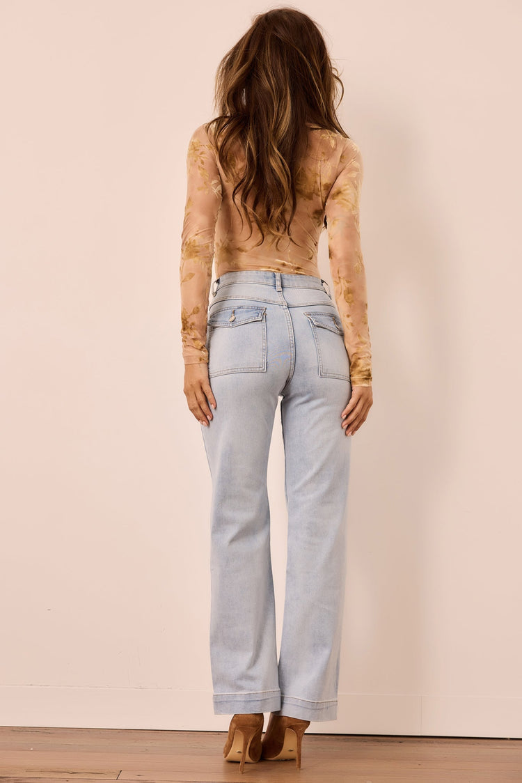 Musewave Denim Jeans - Washed Blue for women