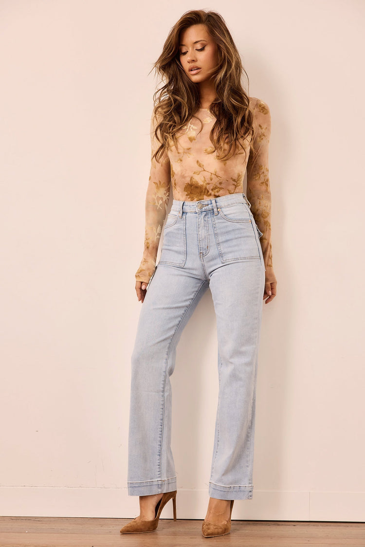 Musewave Denim Jeans - Washed Blue for women