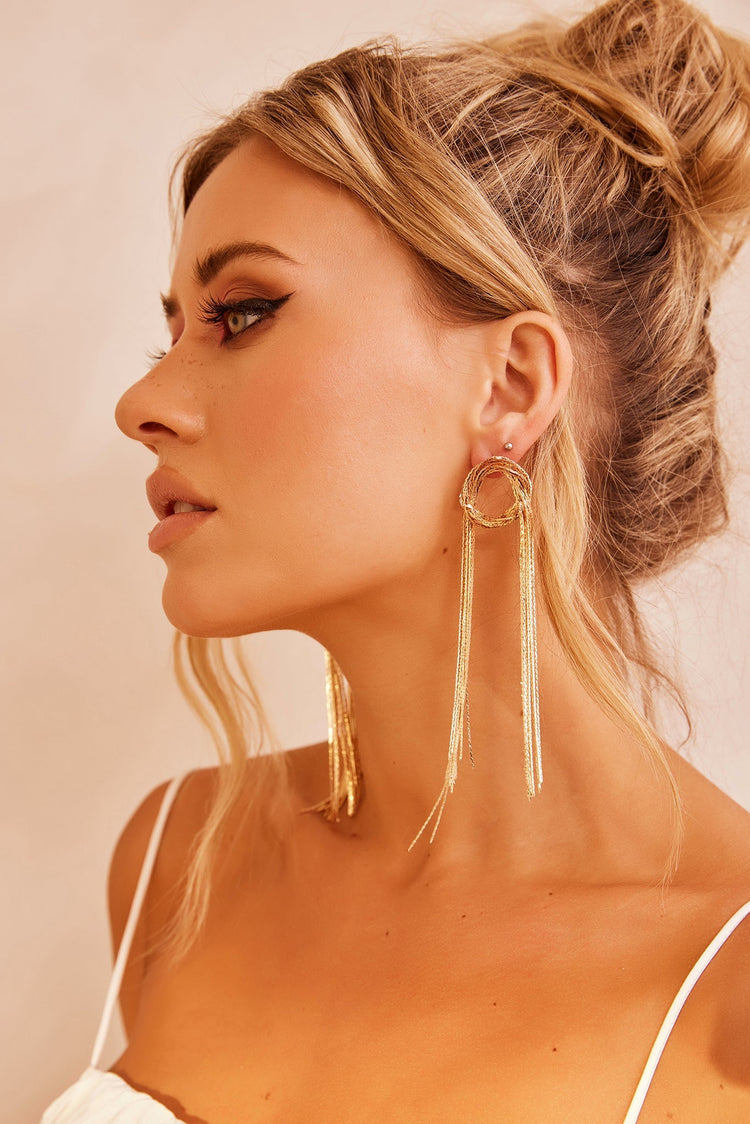 One Finely Earrings - Gold for women