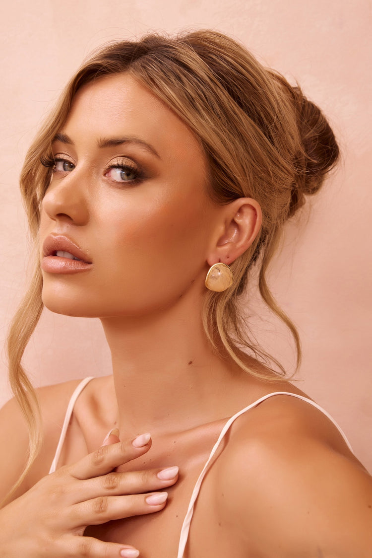 Phia Earrings - Peach for women