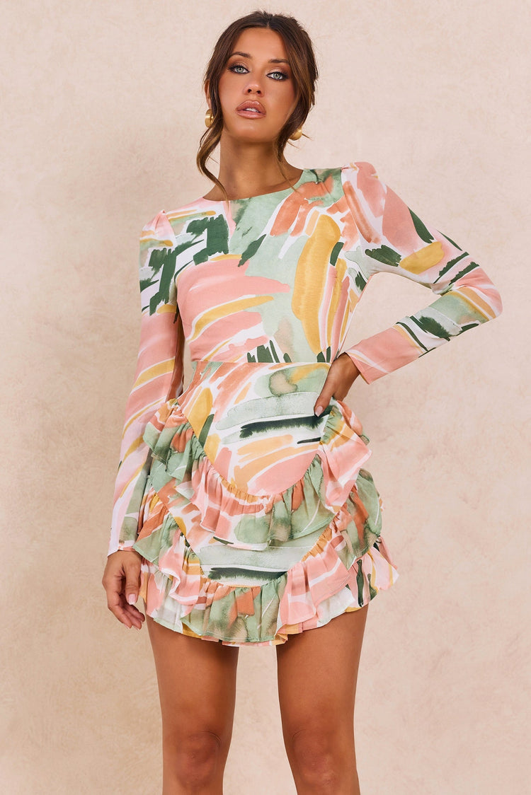 Picaso Dress - Green for women