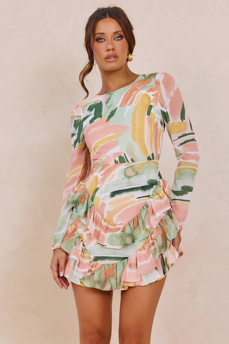 Picaso Dress - Green for women