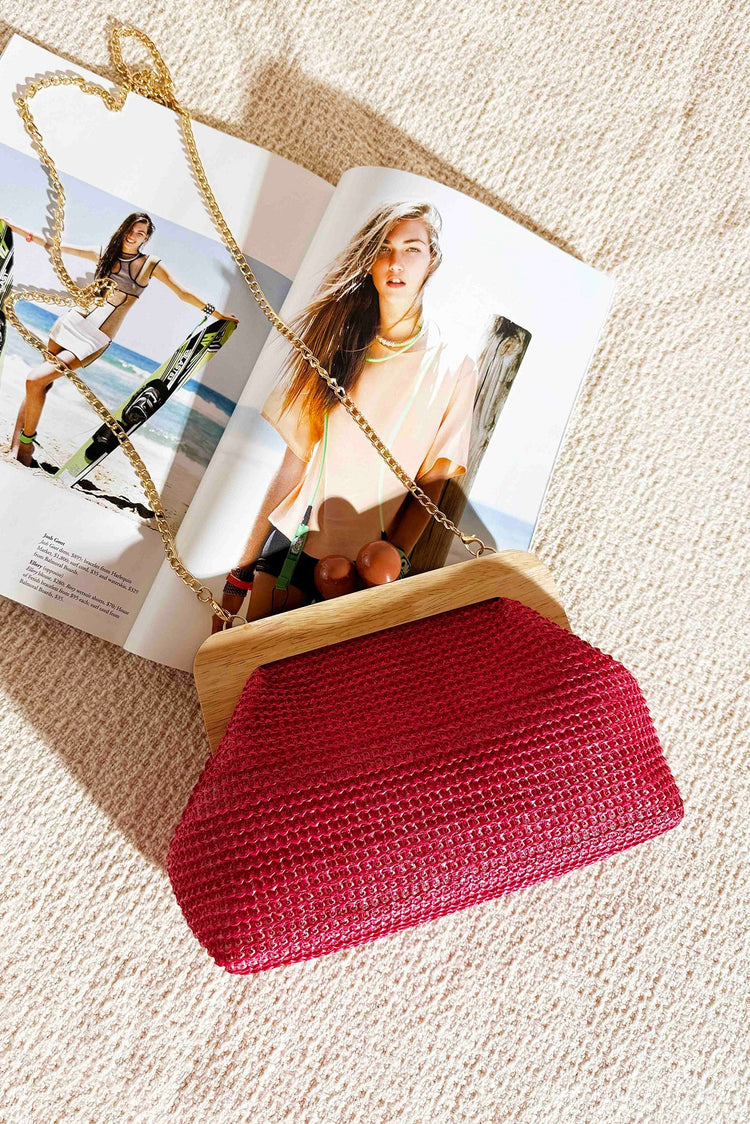 Quentin Clutch Bag - Hot Pink for women