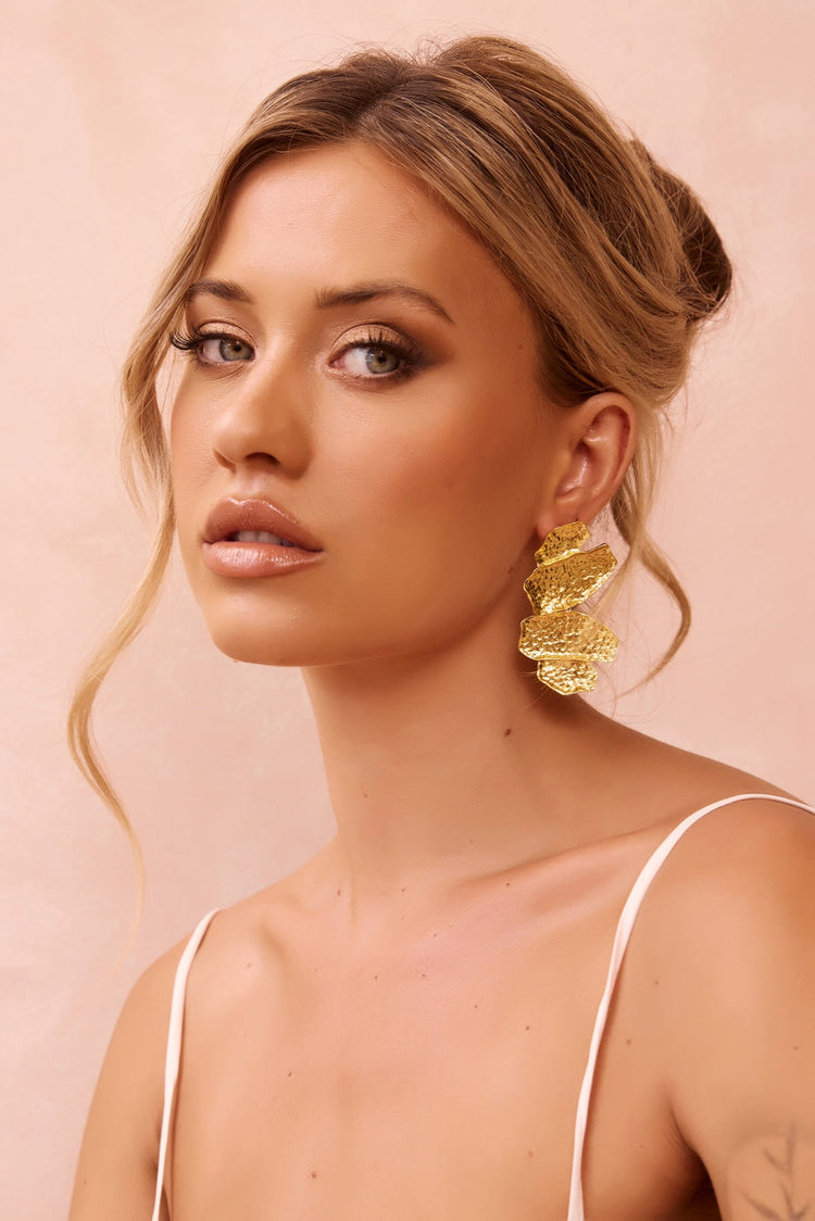 Real Drift Earrings - Gold for women