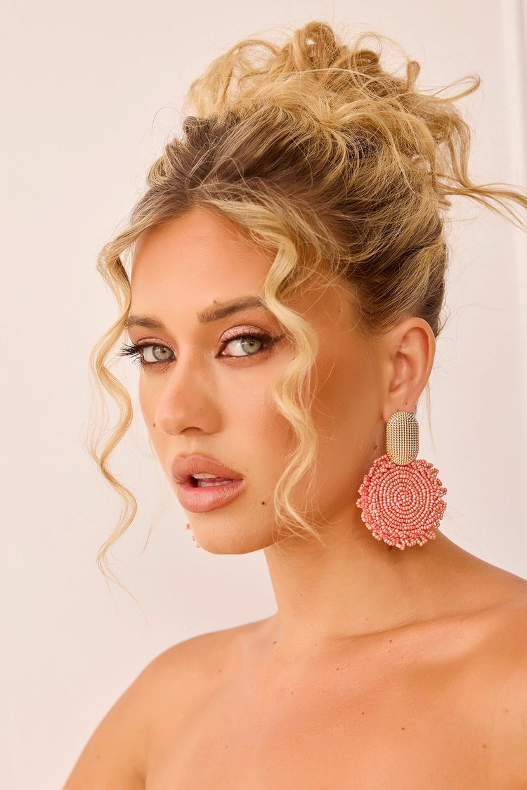Sand Bound Earrings - Pink for women