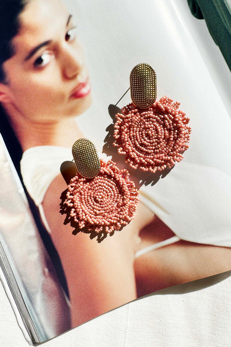 Sand Bound Earrings - Pink for women