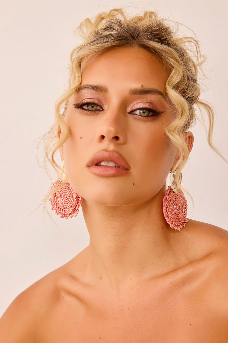 Sand Bound Earrings - Pink for women