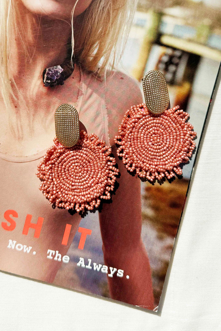 Sand Bound Earrings - Pink for women