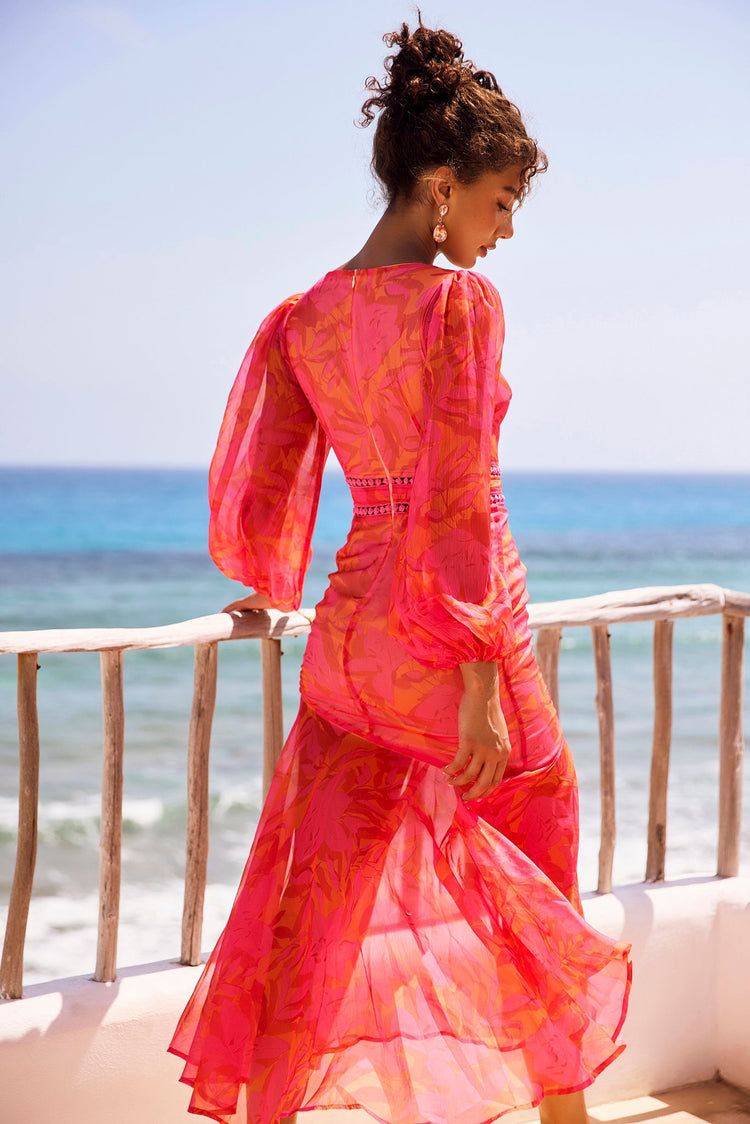 Shea Maxi Dress - Red for women