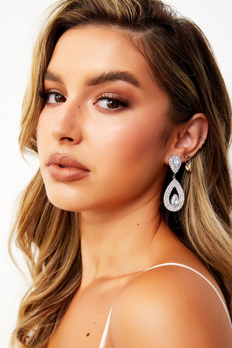So Obsessed Earrings - Silver for women
