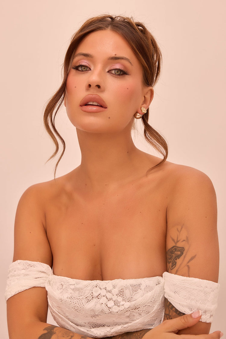 Solenne Earrings - Champagne for women