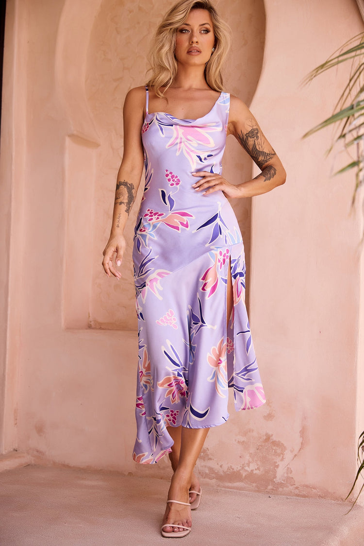 Sonora Midi Dress - Purple for women