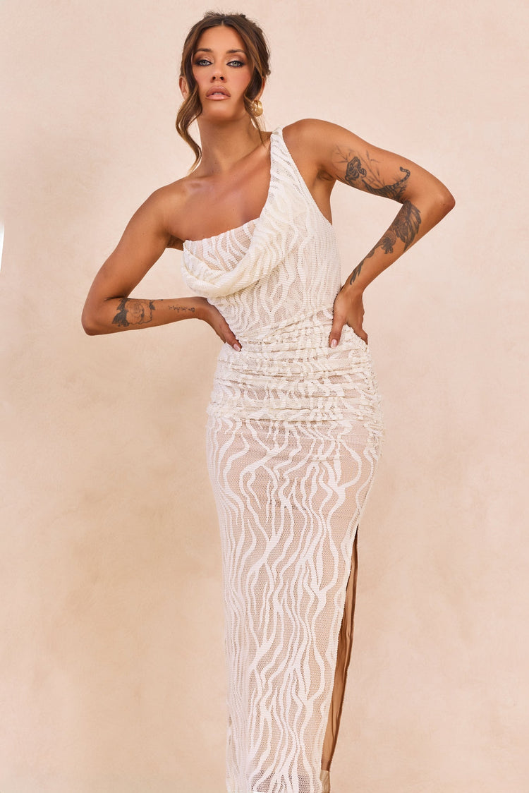 Spotlight Lace Maxi Dress - Ivory for women