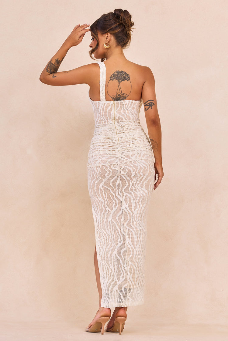 Spotlight Lace Maxi Dress - Ivory for women