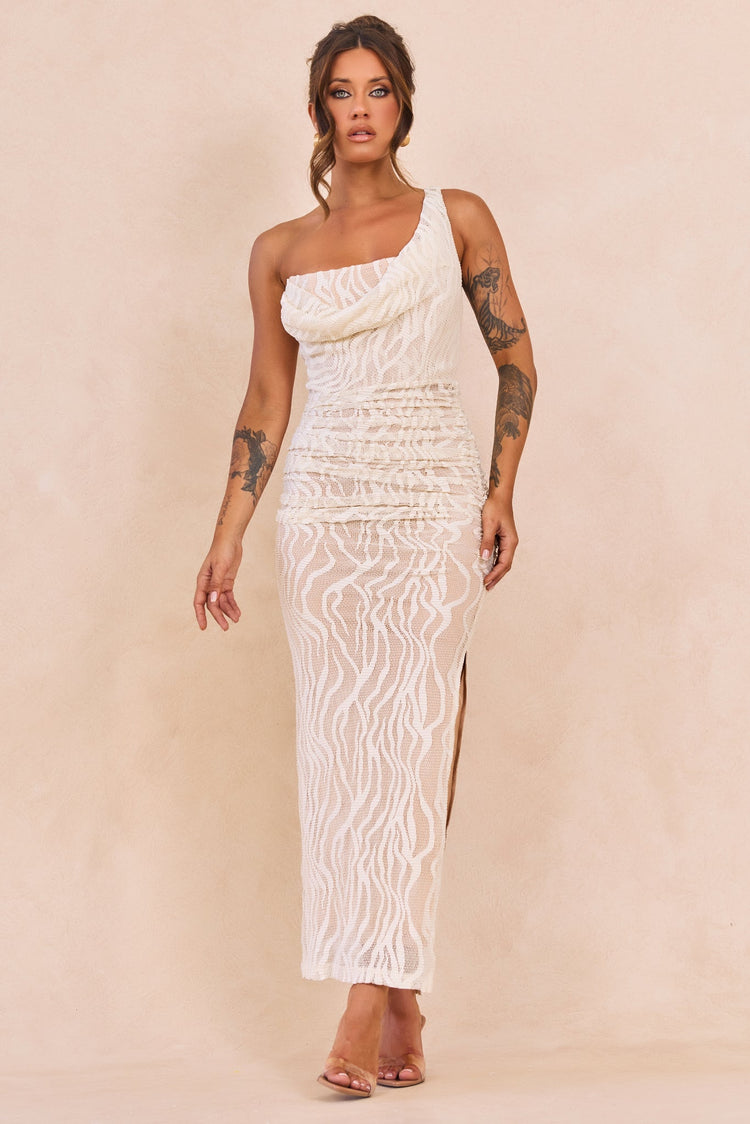 Spotlight Lace Maxi Dress - Ivory for women