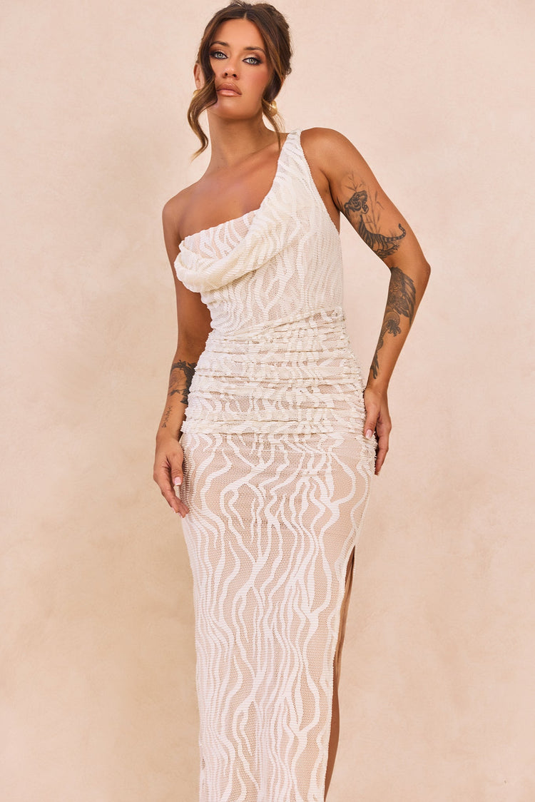 Spotlight Lace Maxi Dress - Ivory for women