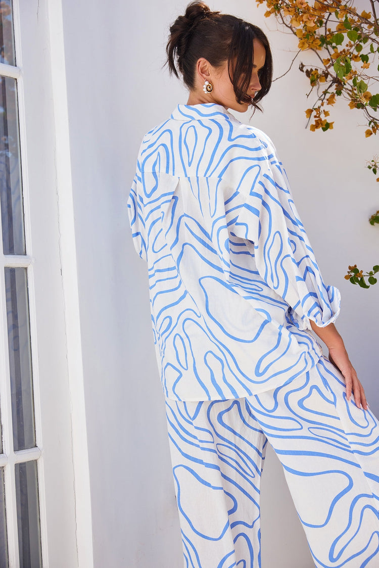 Sunlights In Capri Pants - Blue for women