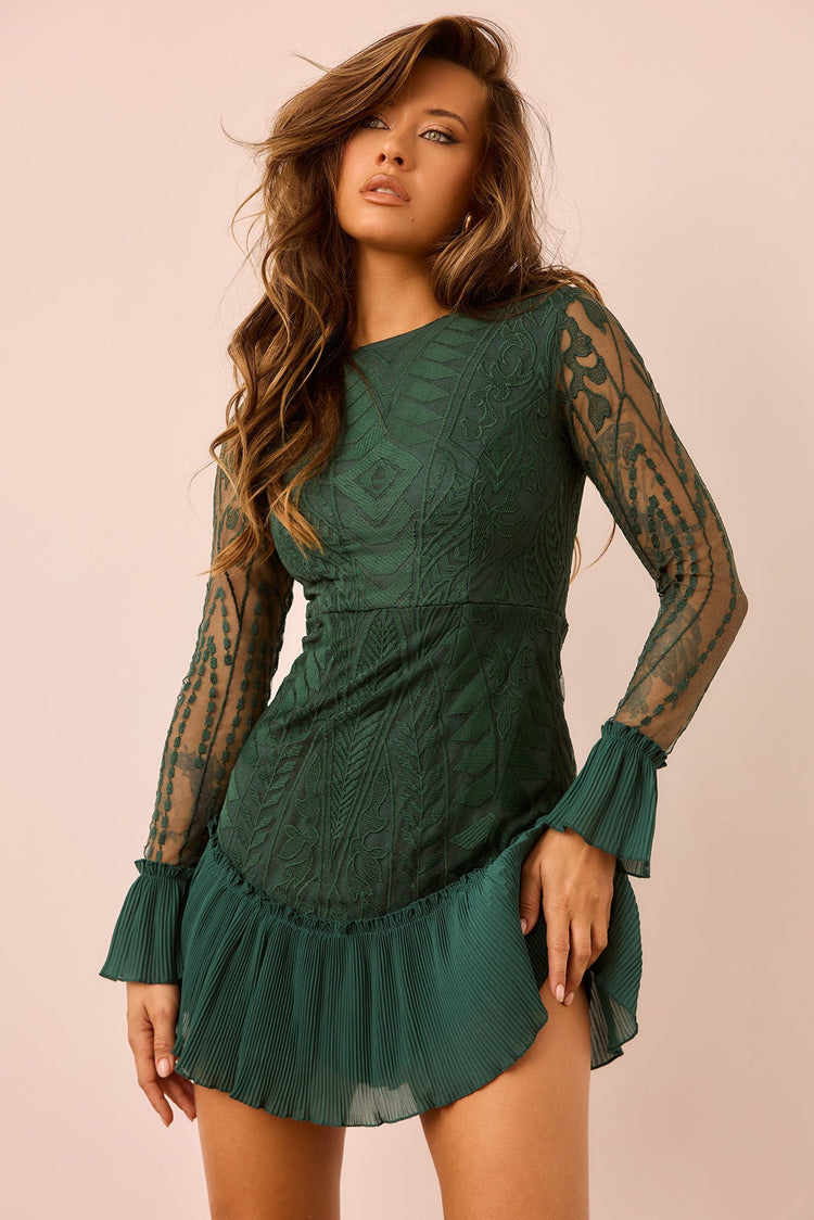 The Only Muse Dress - Forest Green for women