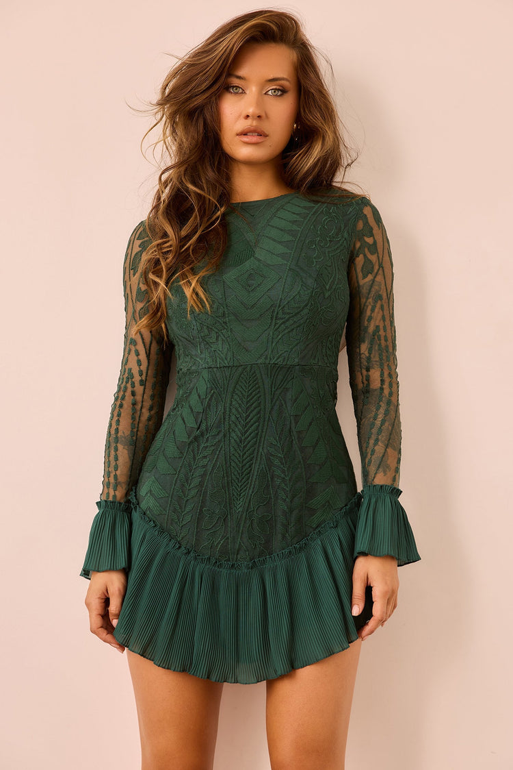The Only Muse Dress - Forest Green for women