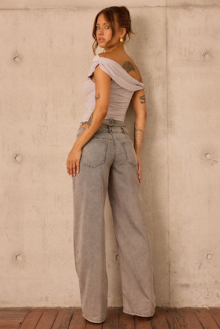 Urban Ease Denim Jeans - Ash for women
