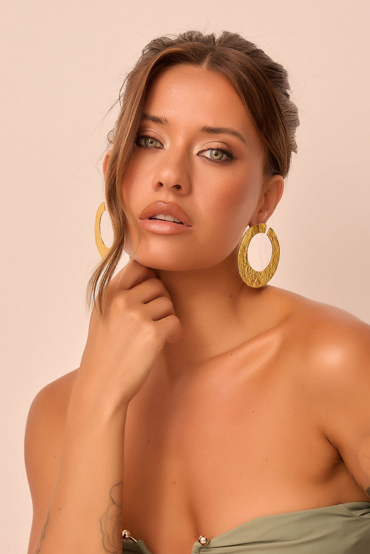Vera Hoop Earrings - Gold for women