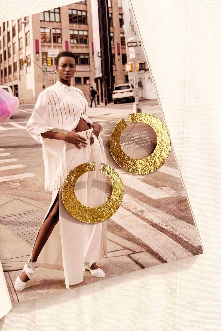 Vera Hoop Earrings - Gold for women