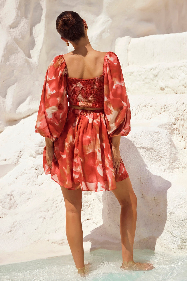 Wanderlust Mini Dress - Red for women