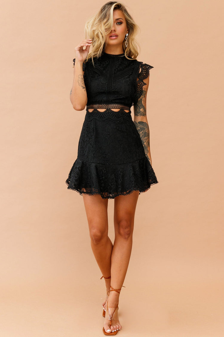 Worth The Chase Dress - Black for women