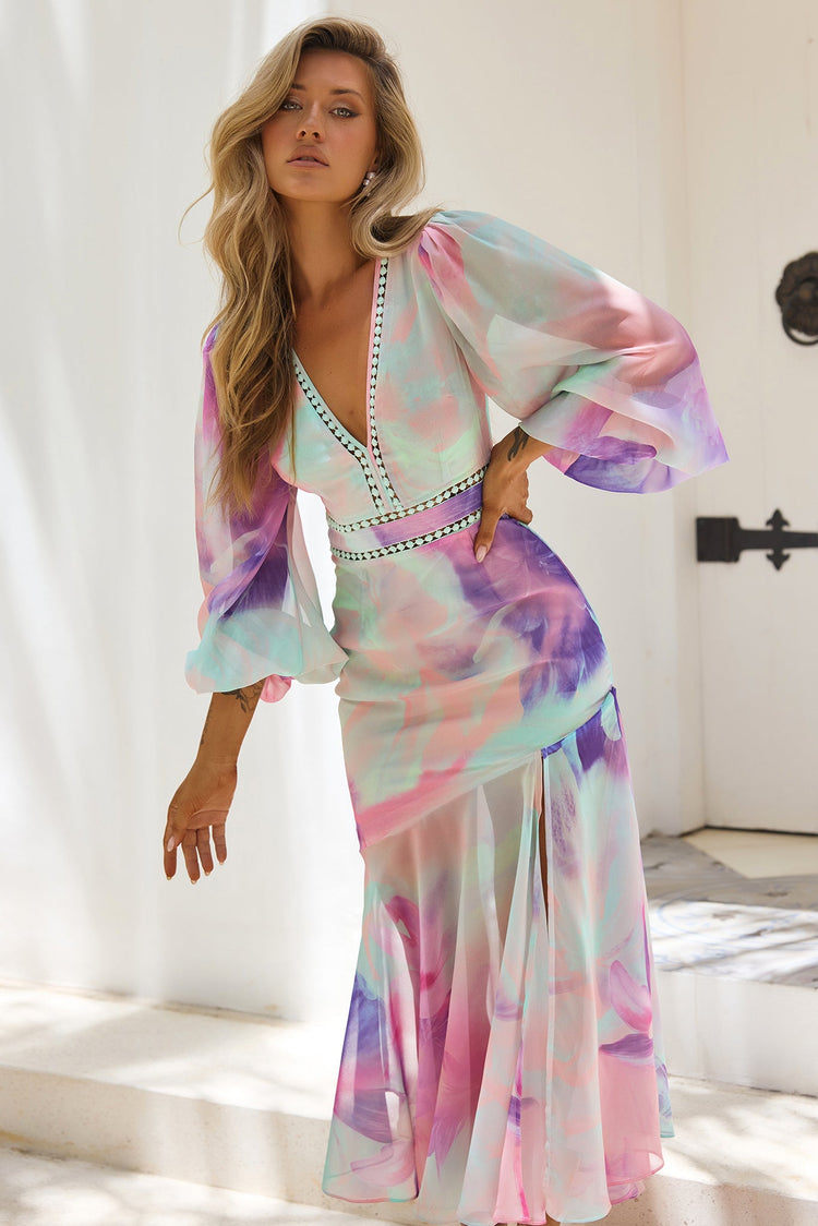Zephine Maxi Dress - Pink Multi for women